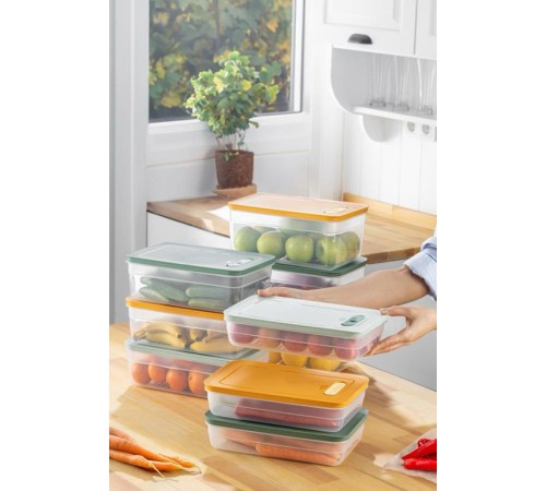 Tupper Model - Vakumlu - Mikrodalga Buzluk Saklama Kabı 5LT Tupper Model - Vakumlu - Mikrodalga Buzluk Saklama Kabı 5LT