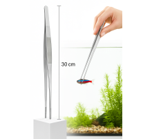 Uzun 30 cm Çelik Cımbız - Akvaryum Maşası