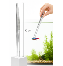 Uzun 30 cm Çelik Cımbız - Akvaryum Maşası