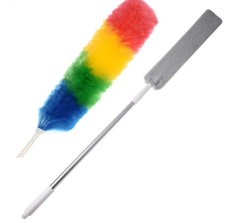 Uzun Esnek Toz Alma Aparatı - Anti Statik Toz Alma Aparatı 2Li Set