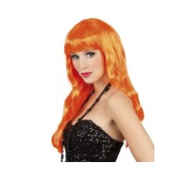 Uzun Peruk Saç - Turuncu
