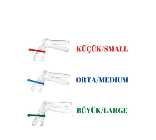 Vaginal Speculum S/M/L - Vajinal Spekülüm 3lü Paket Vaginal Speculum S/M/L - Vajinal Spekülüm 3lü Paket