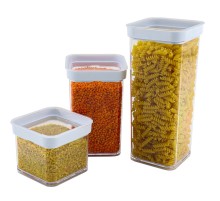 Vakumlu Kare Saklama Kabı - 1 litre