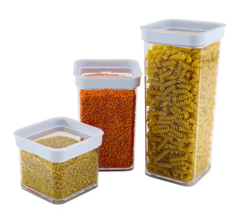 Vakumlu Kare Saklama Kabı - 1 litre Vakumlu Kare Saklama Kabı - 1 litre