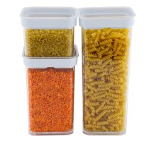 Vakumlu Kare Saklama Kabı - 0,50 Litre