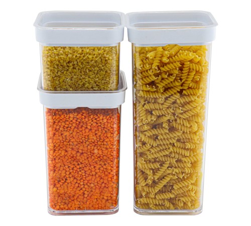 Vakumlu Kare Saklama Kabı - 0,50 Litre Vakumlu Kare Saklama Kabı - 0,50 Litre