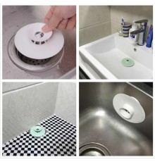 Vakumlu Lavabo Süzgeci - Tahliye ve Durdurma Süzgeci