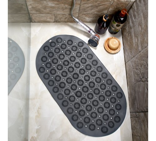 Vantuzlu Banyo Kaydırmaz Paspas- Tırtıklı Ayak Duş Matı Silikon Masaj Pedi Vantuzlu Banyo Kaydırmaz Paspas- Tırtıklı Ayak Duş Matı Silikon Masaj Pedi