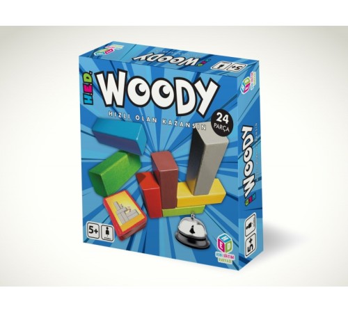 Woody Ahşap 3 Boyutlu Geometrik Zeka Oyunu