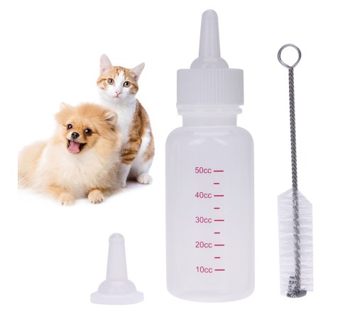 Yavru Kedi ve Köpekler İçin Pet Biberon Seti Yavru Kedi ve Köpekler İçin Pet Biberon Seti