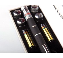 Yeşil Lazer Pointer 8000 mW  5 Başlıklı