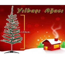 Yılbaşı Çam Ağacı Gür Dallar 120 cm