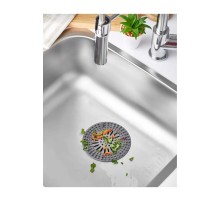 Yuvarlak  Süzgeçli Silikon Mutfak  Lavabo Ve Küvet Süzgeci Gider Süzgeci