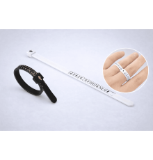 Yüzük Ölçüsü Alma Aleti Parmak Yüzük Ölçer Aparatı Ring Sizer Yüzük Ölçme Ölçü Seti - 2 Adet