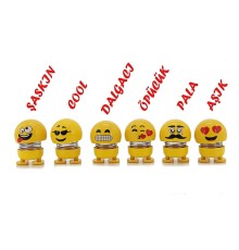 Zıp Zıp Kafalar Sevimli Kafa Sallayan Emojiler Çılgın Kafalar