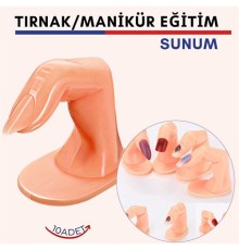 Protez Tırnak Manikür Eğitim ve Sunum Parmakları 10 adet