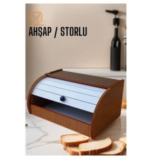 Ekmek Dolabı Storlu Ahşap BEYAZ
