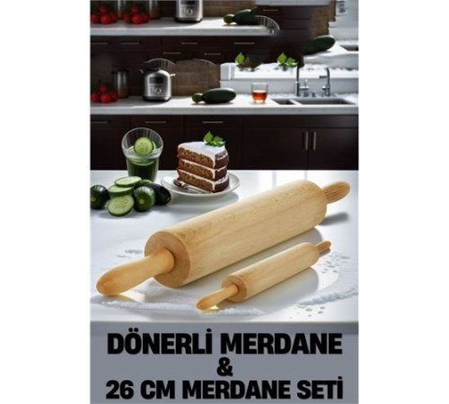 Kendinden Dönerli Merdane 2 li SET Fabelle Design Kendinden Dönerli Merdane 2 li SET Fabelle Design