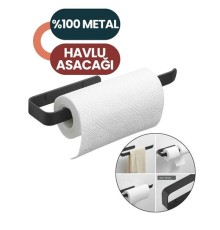 Vigna Black Havlu Folyo Asacağı