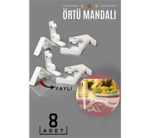 Yaylı Masa Örtüsü Mandalı 8 ADET