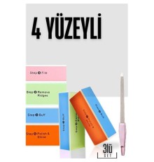 4 Yüzeyli Törpü ve Parlatma Blok Sünger 3 lü Set