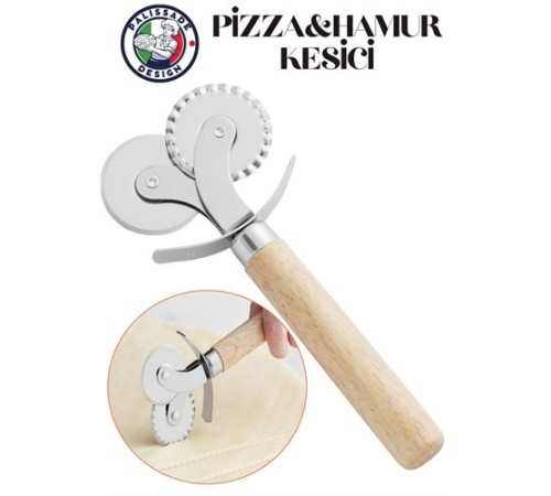 Hamur ve Pizza Kesici Çelik Palissade Design Hamur ve Pizza Kesici Çelik Palissade Design