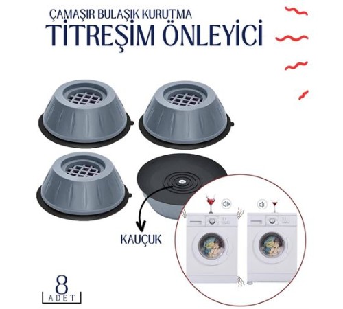Titreşim Önleyici Kauçuk 8 Adet S.Langston Design Titreşim Önleyici Kauçuk 8 Adet S.Langston Design