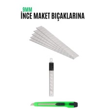Maket Bıçak Yedeği 10 Adet 9 mm Küçük Boy için