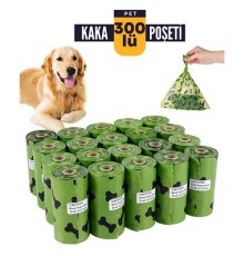 Evcil Hayvan Kaka Poşeti 300 Adet