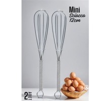 Sciacca Mini Çırpıcı Çelik 2 adet