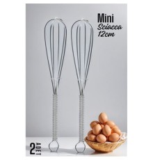 Sciacca Mini Çırpıcı Çelik 2 adet