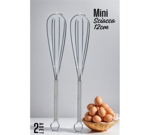 Sciacca Mini Çırpıcı Çelik 2 adet Sciacca Mini Çırpıcı Çelik 2 adet