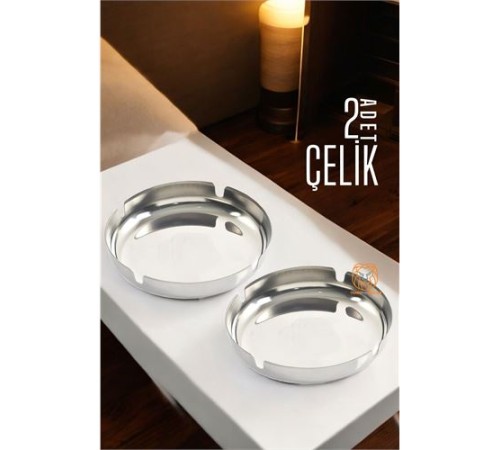 2 Lİ Set Çelik Küllük Veilleux Design 2 Lİ Set Çelik Küllük Veilleux Design