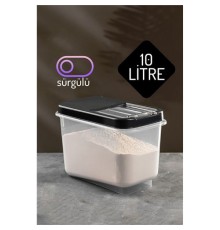 Insignia Erzak Bakliyat Saklama Kutusu 10 lt ANTRASİT