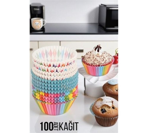 Muffin Kalıbı 100 Adet Paolelli Muffin Kalıbı 100 Adet Paolelli