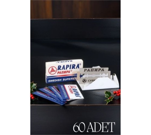 Rapira 60 Adet Yaprak Tıraş Jileti Rapira 60 Adet Yaprak Tıraş Jileti