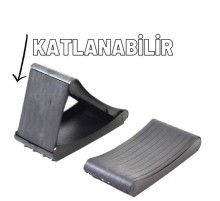 Çivili Katlanabilir Kayma Önleyici Katlanır Takoz