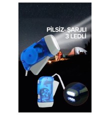 Kendinden Şarjlı Pilsiz El Feneri