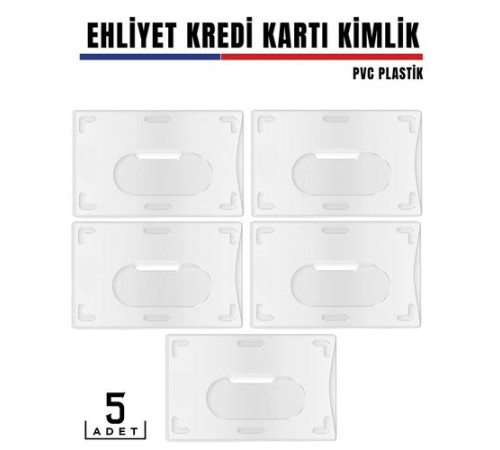 5 li Paket Ehliyet ve Kimlk Kart Koruyucu 5 li Paket Ehliyet ve Kimlk Kart Koruyucu