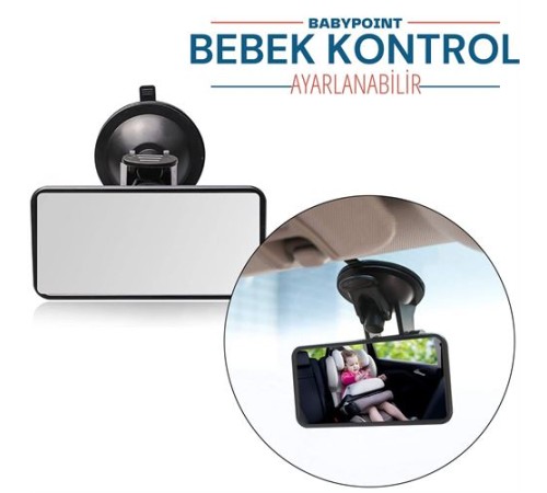 BabyPoint Ayarlanabilir Bebek Kontrol Aynası BabyPoint Ayarlanabilir Bebek Kontrol Aynası