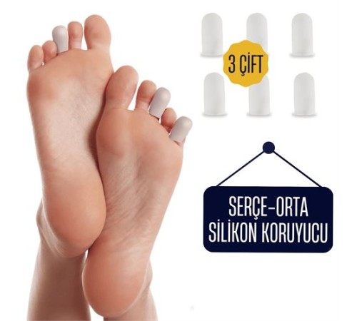 6 ADET Serçe Parmak İçin Silikon Koruyucu 6 ADET Serçe Parmak İçin Silikon Koruyucu