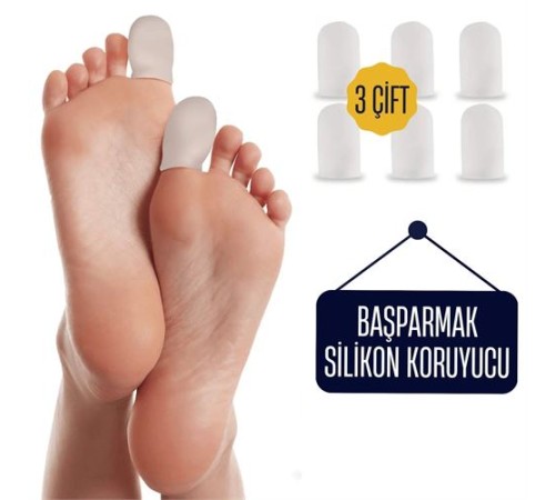 6 ADET Baş Parmak İçin Silikon Koruyucu 6 ADET Baş Parmak İçin Silikon Koruyucu