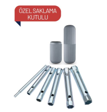 8mm-17mm Kovan Tork Anahtar Kutulu Set