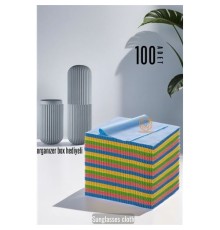 100 AD Promosyonluk Gözlük Silme Bezi Organizer Box Hediyeli