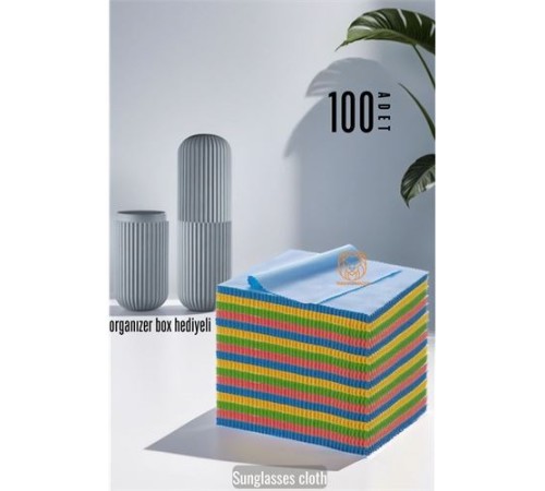 100 AD Promosyonluk Gözlük Silme Bezi Organizer Box Hediyeli 100 AD Promosyonluk Gözlük Silme Bezi Organizer Box Hediyeli