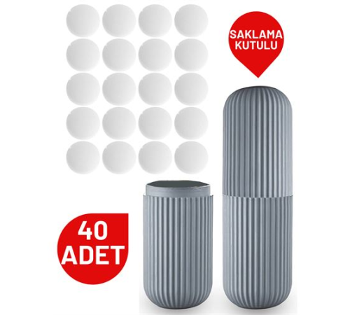40 Adet Tablet Güve Topu Naftalin Kutulu Set 40 Adet Tablet Güve Topu Naftalin Kutulu Set