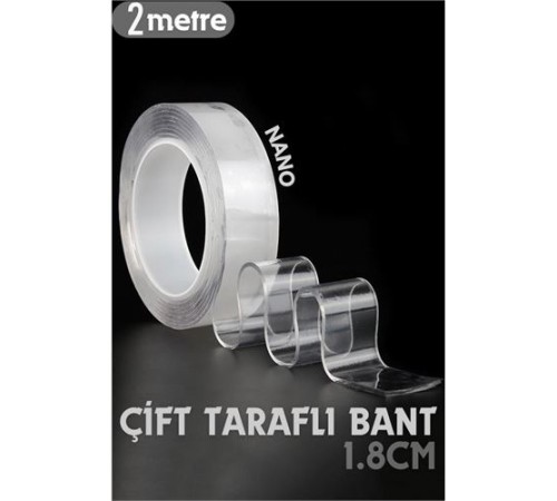 2 Metre Çift Taraflı Yapıştırıcı Bant Çivisiz Montaj 2 Metre Çift Taraflı Yapıştırıcı Bant Çivisiz Montaj