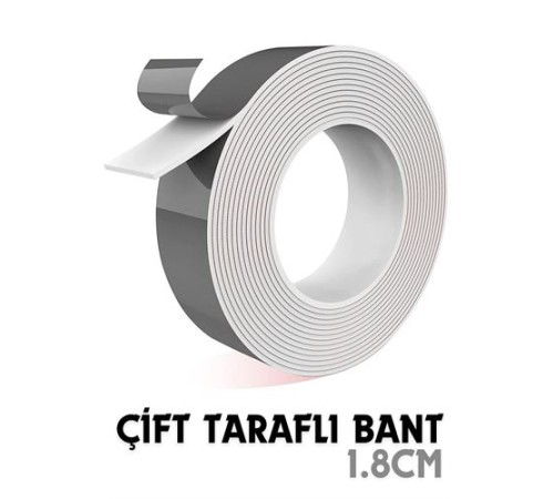 2 Metre Çift Taraflı Yapıştırıcı Bant Çivisiz Montaj 2 Metre Çift Taraflı Yapıştırıcı Bant Çivisiz Montaj