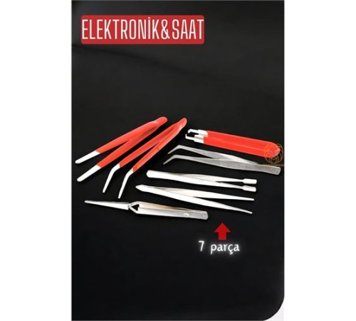 Cımbız Seti 7 Parça Elektornikçi Cımbız Seti Cımbız Seti 7 Parça Elektornikçi Cımbız Seti