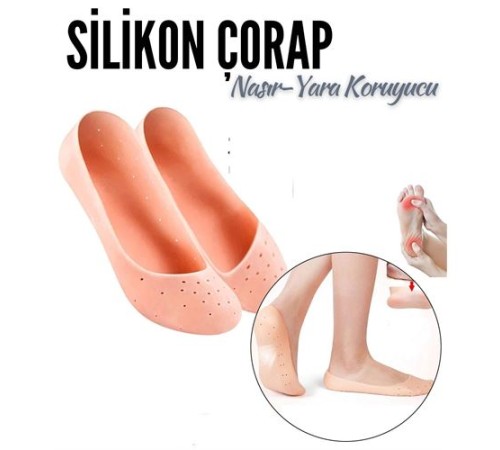 Nasır Yara Koruyucu Silikon Koruyucu Çorap Nasır Yara Koruyucu Silikon Koruyucu Çorap